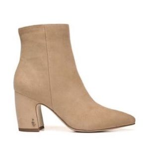 NWT in box, Sam Edelman Suede Bootie.